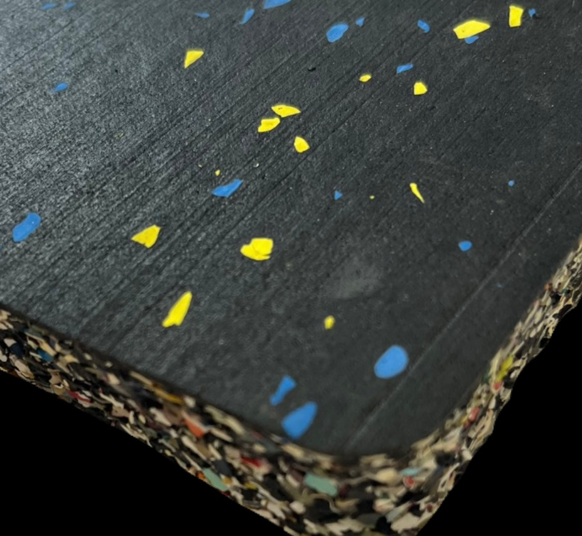 TFORCE PREMIUM 20MM RUBBER FLOOR TILES 1M by 1M(12 colour option)